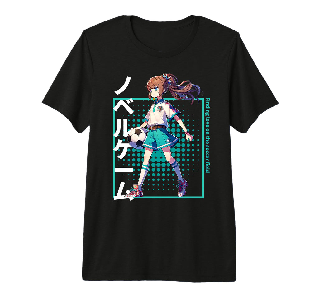 Finding Love Soccer Field Visual Novel Adv T-Shirt - Graphic Print Unisex - T-Shirt, Sweatshirt, Hoodie
