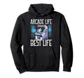 80S Arcade Nostalgia Pixel Art Video Hoodie - Aesthetic Graphic for Adults - T-Shirt, Sweatshirt, Hoodie