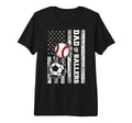 Mens Dad Ballers Funny Usa Flag Soccer T-Shirt - Minimalist Print Unisex - T-Shirt, Sweatshirt, Hoodie