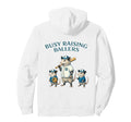 Busy Raising Baller Baseball Softball Mom Hoodie - Novelty Apparel Unisex - T-Shirt, Sweatshirt, Hoodie