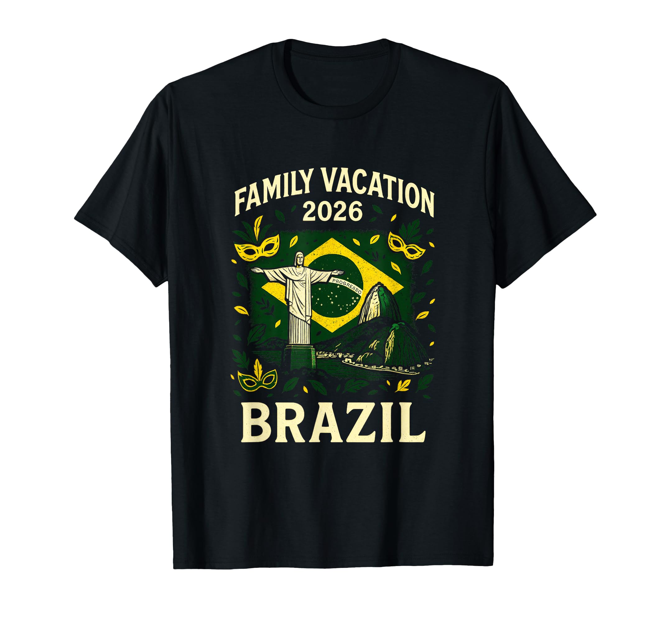 Family Vacation 2026 Brazil Carnival T-Shirt - Custom Art Print Unisex - T-Shirt, Sweatshirt, Hoodie