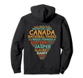 Canada National Parks List Word Cloud Hoodie - Aesthetic Graphic Men Women - T-Shirt, Sweatshirt, Hoodie
