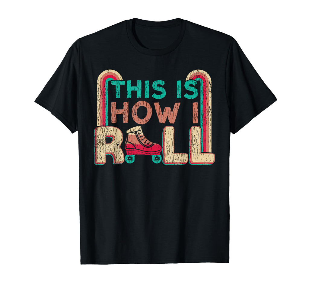 Roller Skating Skate 1970S This Is T-Shirt - Novelty Apparel for Adults - T-Shirt, Sweatshirt, Hoodie