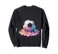 Melting Soccer Ball Sweatshirt - Unique Graphic for Adults - T-Shirt, Sweatshirt, Hoodie