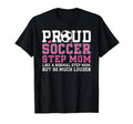 Proud Soccer Step Mom Definition T-Shirt - Custom Art Print Men Women - T-Shirt, Sweatshirt, Hoodie
