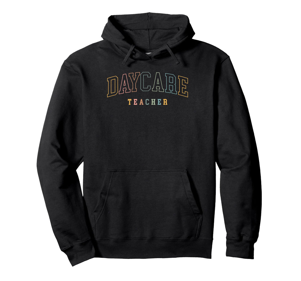 Daycare Teacher Boho Colors Hoodie - Unique Graphic Men Women - T-Shirt, Sweatshirt, Hoodie