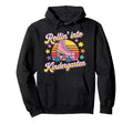 Rollin Into Kindergarten Roller Skate Hoodie - Unique Graphic for Adults - T-Shirt, Sweatshirt, Hoodie