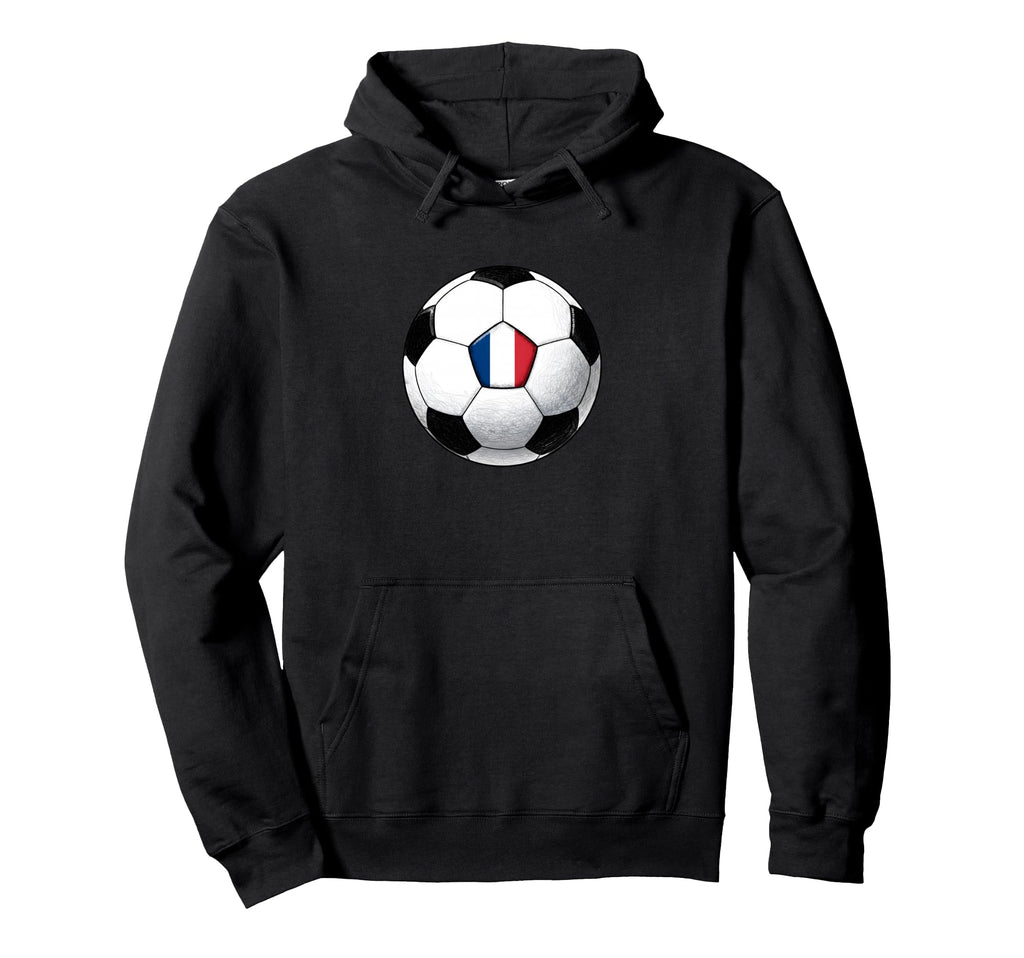 Retro10 Franca Soccer Football Flag Fans Hoodie - Graphic Print Men Women - T-Shirt, Sweatshirt, Hoodie