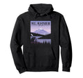 Mt Rainier National Park Washington Hoodie - Trendy Graphic for Adults - T-Shirt, Sweatshirt, Hoodie