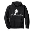 Football Heartbeat Soccer Ekg Pulse Line Hoodie - Custom Art Print Unisex - T-Shirt, Sweatshirt, Hoodie
