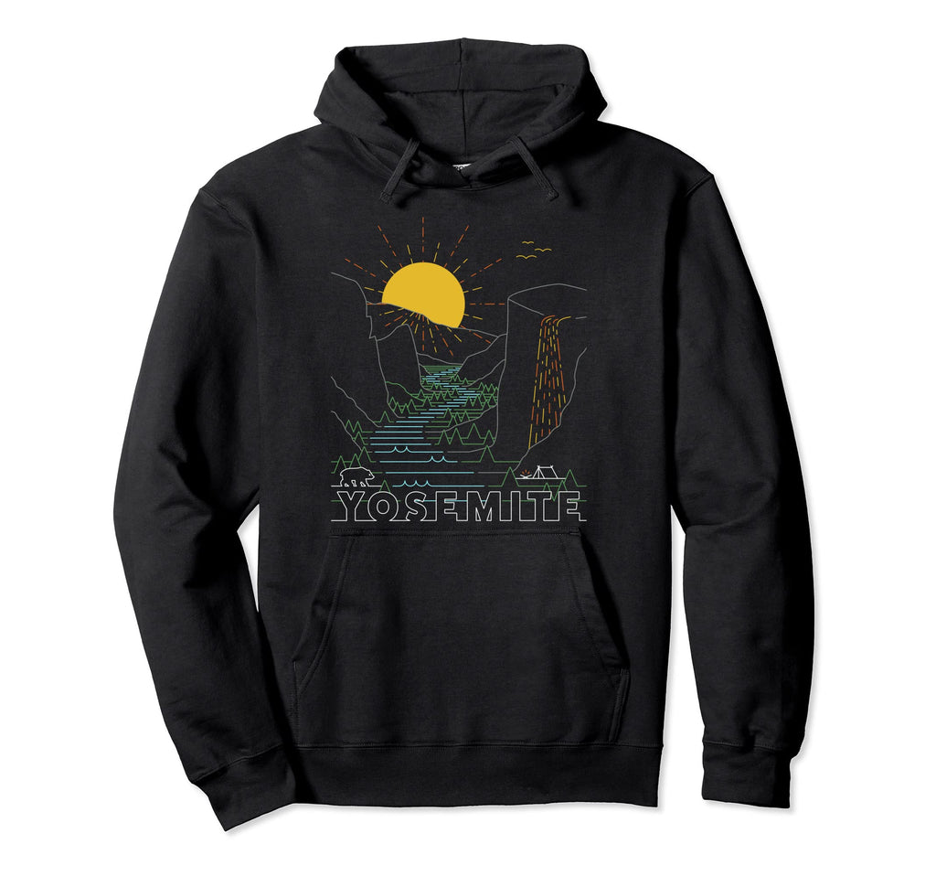 Yosemite Firefalls National Park Hoodie - Casual Everyday Wear Men Women - T-Shirt, Sweatshirt, Hoodie