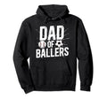 Dad Ballers Soccer Baseball Dad Soccer Hoodie - Unique Graphic for Adults - T-Shirt, Sweatshirt, Hoodie
