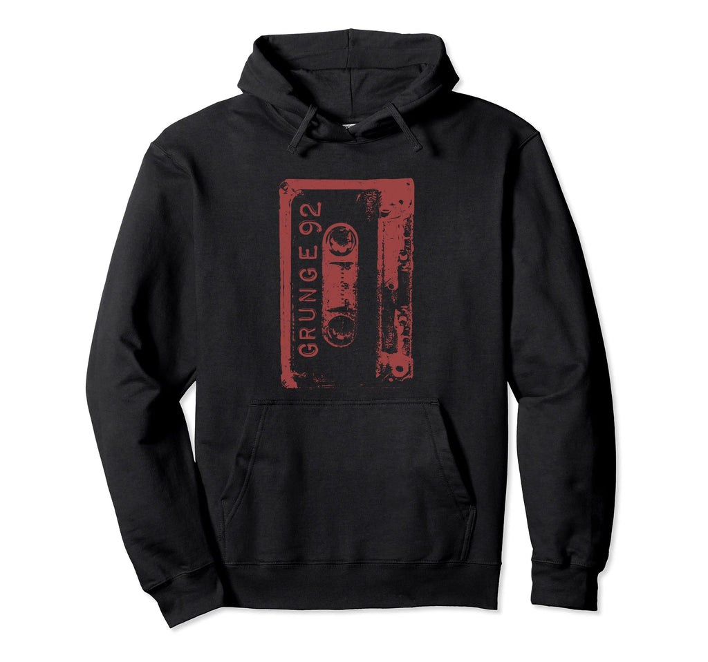 Grunge 90S Concert Mixtape Hoodie - Graphic Print Men Women - T-Shirt, Sweatshirt, Hoodie