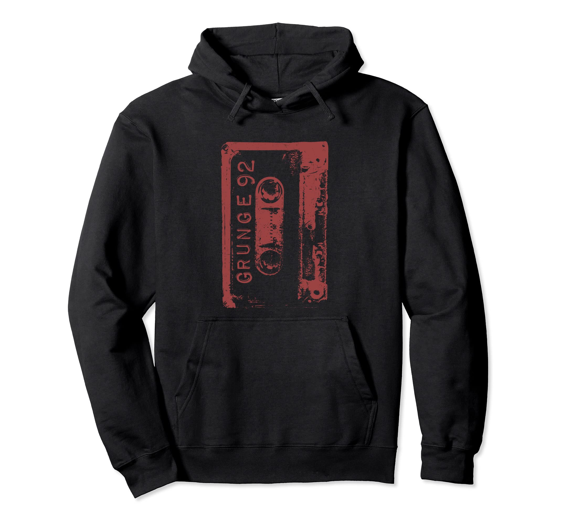 Grunge 90S Concert Mixtape Hoodie - Graphic Print Men Women - T-Shirt, Sweatshirt, Hoodie