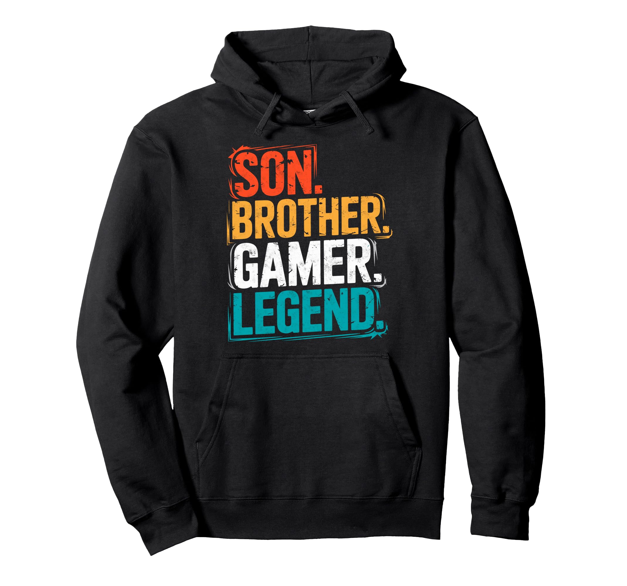 Son Brother Gamer Legend Video Game Gaming Hoodie - Novelty Apparel Unisex - T-Shirt, Sweatshirt, Hoodie