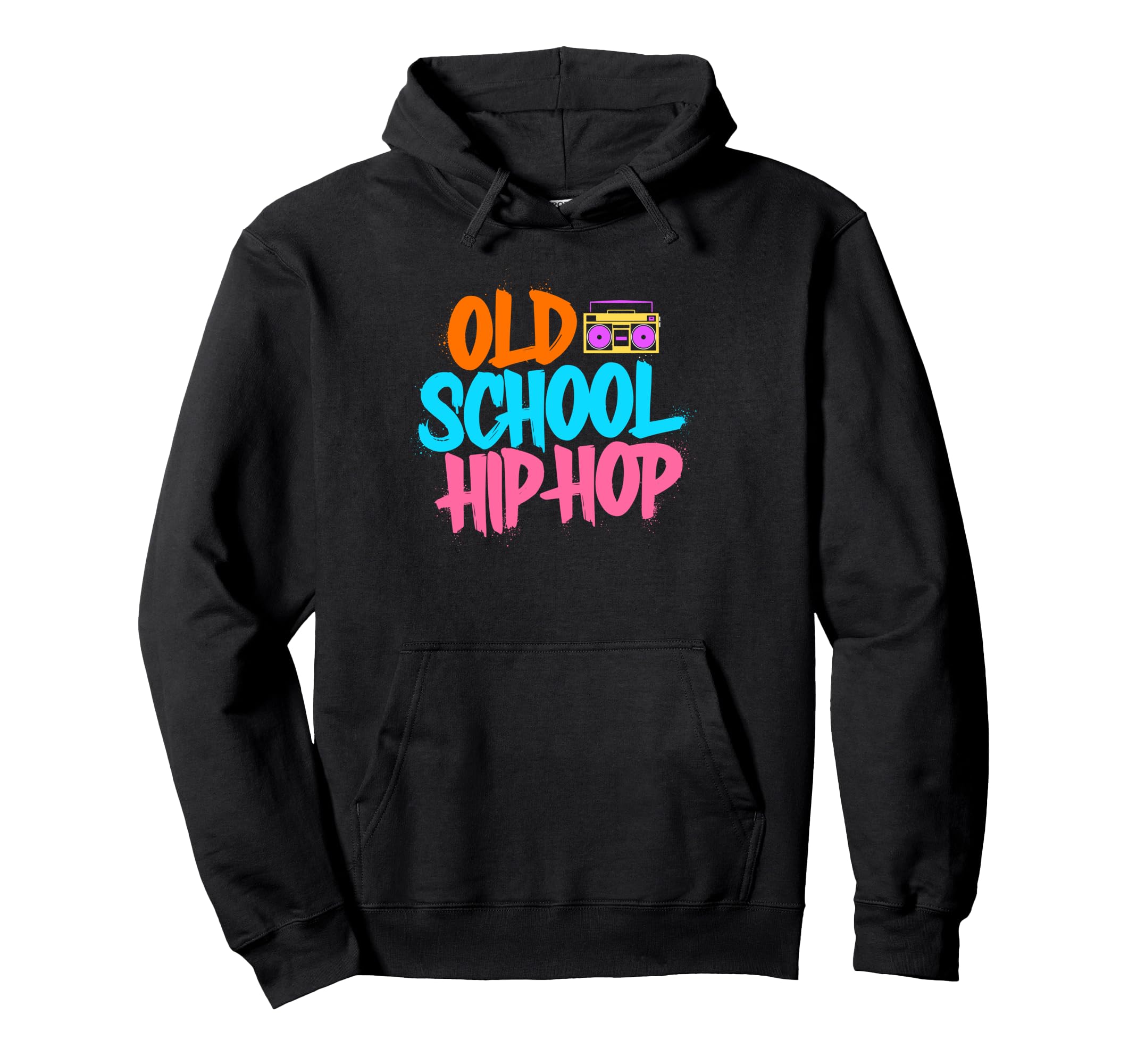 Old School Hip Hop 80S 90S Graffiti Hoodie - Aesthetic Graphic for Adults - T-Shirt, Sweatshirt, Hoodie