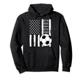 Usa Flag Soccer Coach Funny Soccer Hoodie - Streetwear Style Unisex - T-Shirt, Sweatshirt, Hoodie