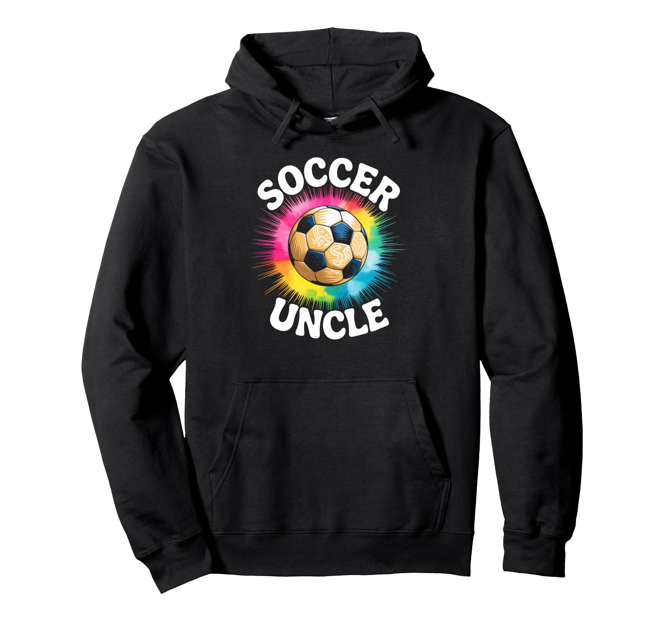 Soccer Uncle Tie Dye Hoodie - Casual Everyday Wear for Adults - T-Shirt, Sweatshirt, Hoodie