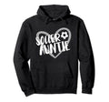 Soccer Auntie Heart Hoodie - Fun Novelty Design Unisex - T-Shirt, Sweatshirt, Hoodie