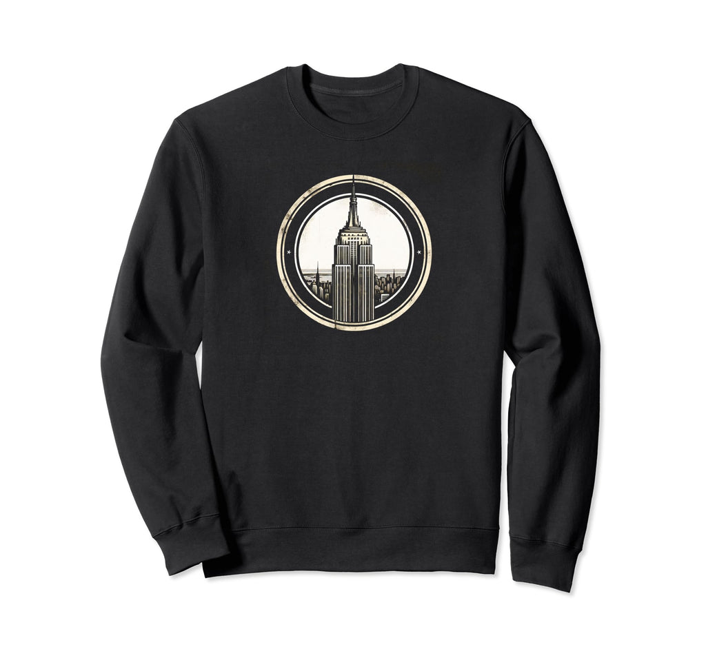 Empire State Postcard Sweatshirt - Aesthetic Graphic for Adults - T-Shirt, Sweatshirt, Hoodie