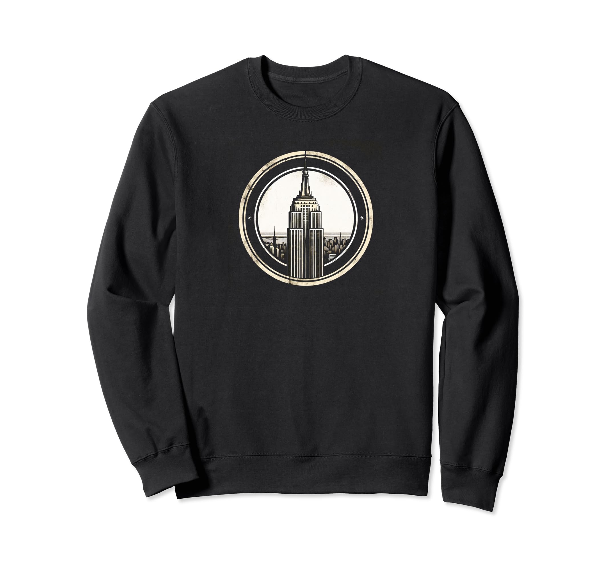 Empire State Postcard Sweatshirt - Aesthetic Graphic for Adults - T-Shirt, Sweatshirt, Hoodie