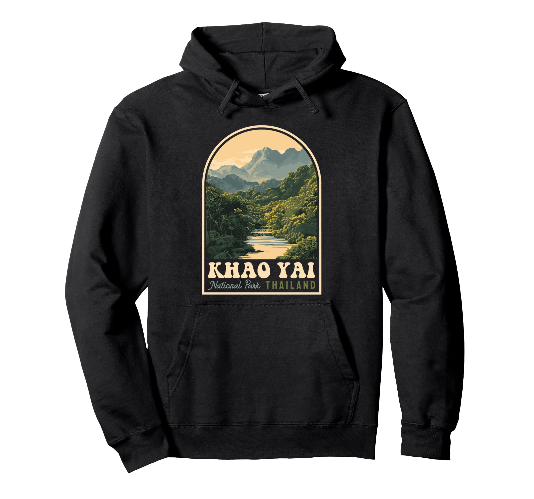 Khao Yai National Park Thailand Souvenir Hoodie - Streetwear Style Unisex - T-Shirt, Sweatshirt, Hoodie