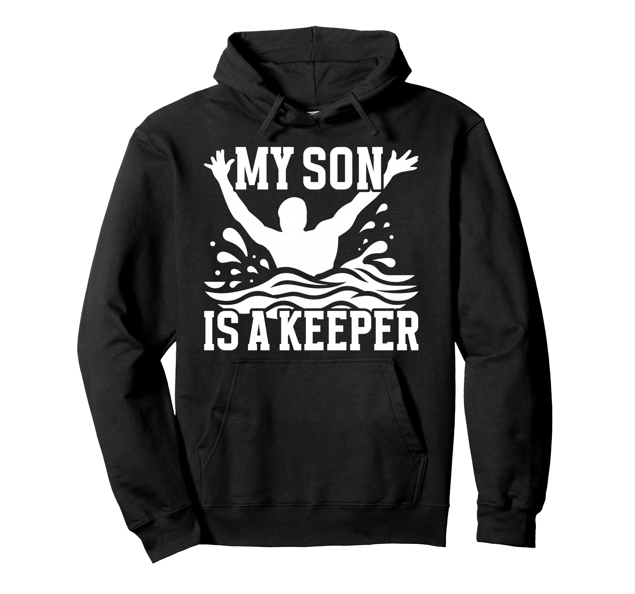 Proud Water Polo Keeper Mom Water Polo Hoodie - Novelty Apparel for Adults - T-Shirt, Sweatshirt, Hoodie