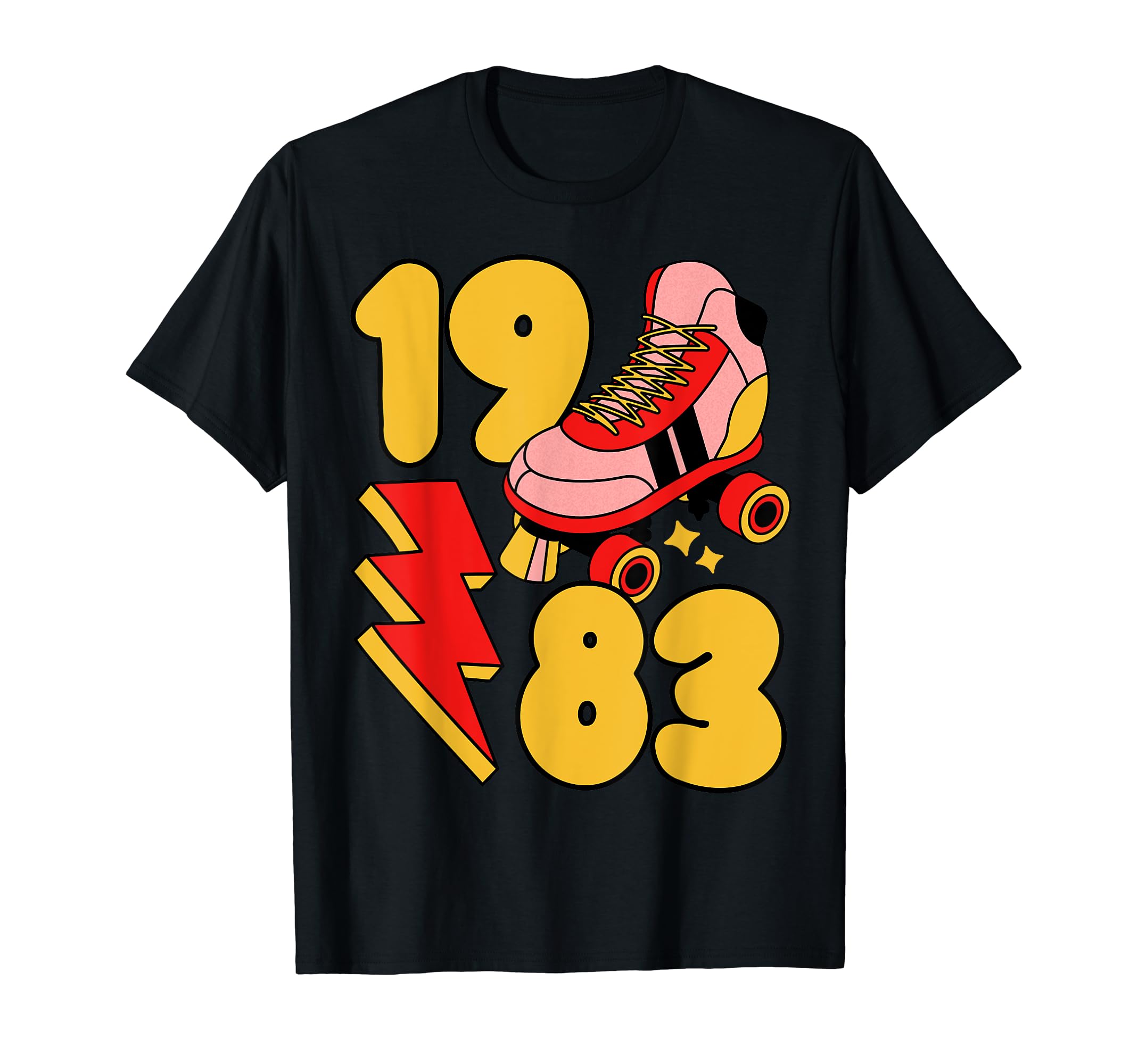 1983 Roller Skate 80S Nostalgia T-Shirt - Streetwear Style for Adults - T-Shirt, Sweatshirt, Hoodie