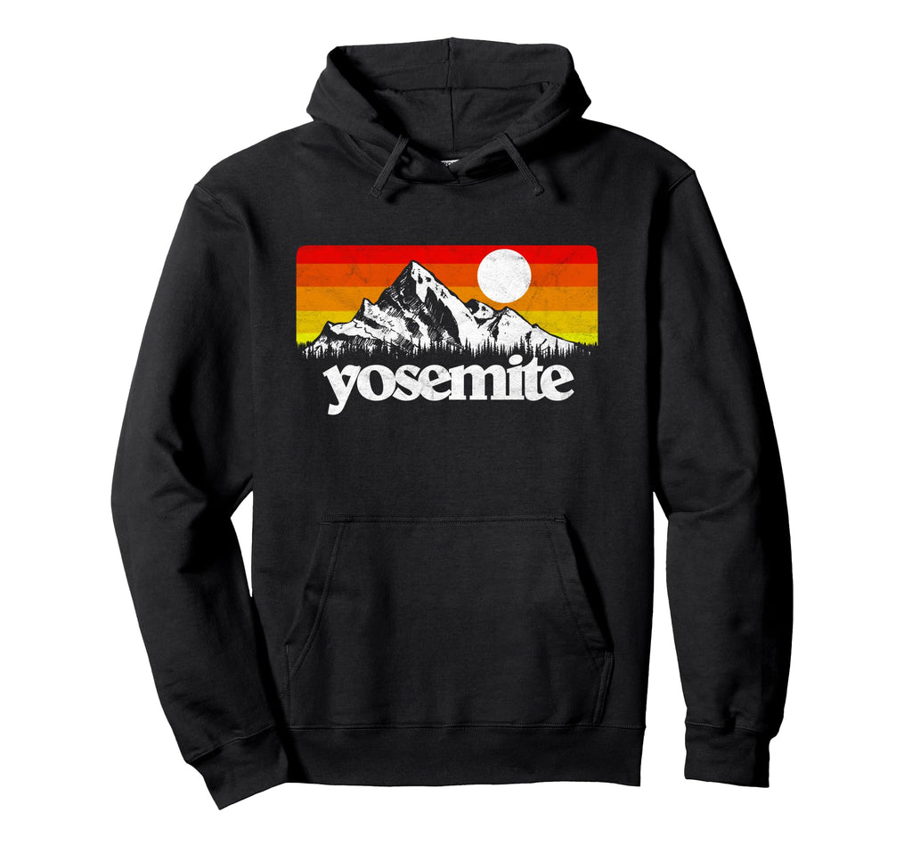 Yosemite National Park Mountains Hoodie - Unique Graphic for Adults - T-Shirt, Sweatshirt, Hoodie