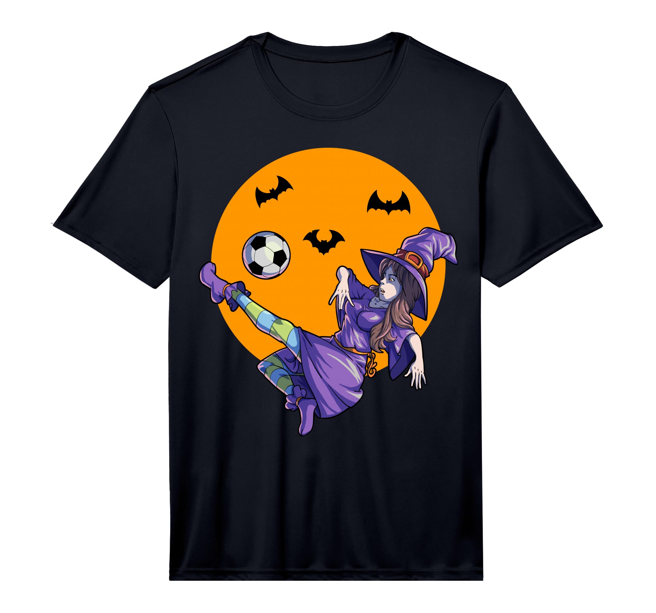 Soccer Witch Halloween Soccer Halloween T-Shirt - Minimalist Print Unisex - T-Shirt, Sweatshirt, Hoodie