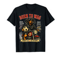 Dachshund Motorbike Love Footbal T-Shirt - Aesthetic Graphic for Adults - T-Shirt, Sweatshirt, Hoodie