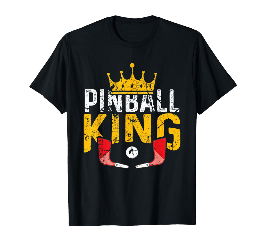 Pinball King Machines Funny Arcade Game T-Shirt - Unique Graphic Unisex - T-Shirt, Sweatshirt, Hoodie