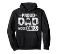 Proud Dad Mode Soccer Player Baller Hoodie - Custom Art Print Men Women - T-Shirt, Sweatshirt, Hoodie