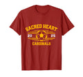 Sacred Heart Cardinals High School Gear Hoodie - Minimalist Print Unisex - T-Shirt, Sweatshirt, Hoodie