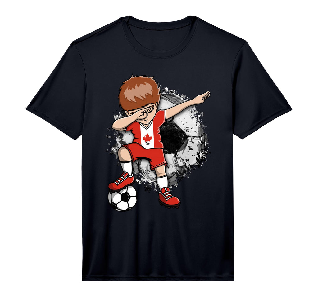 Dabbing Soccer Canada Jersey Canadian T-Shirt - Novelty Apparel for Adults - T-Shirt, Sweatshirt, Hoodie