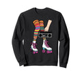Roller Skates Boombox 80S 90S Sweatshirt - Novelty Apparel for Adults - T-Shirt, Sweatshirt, Hoodie