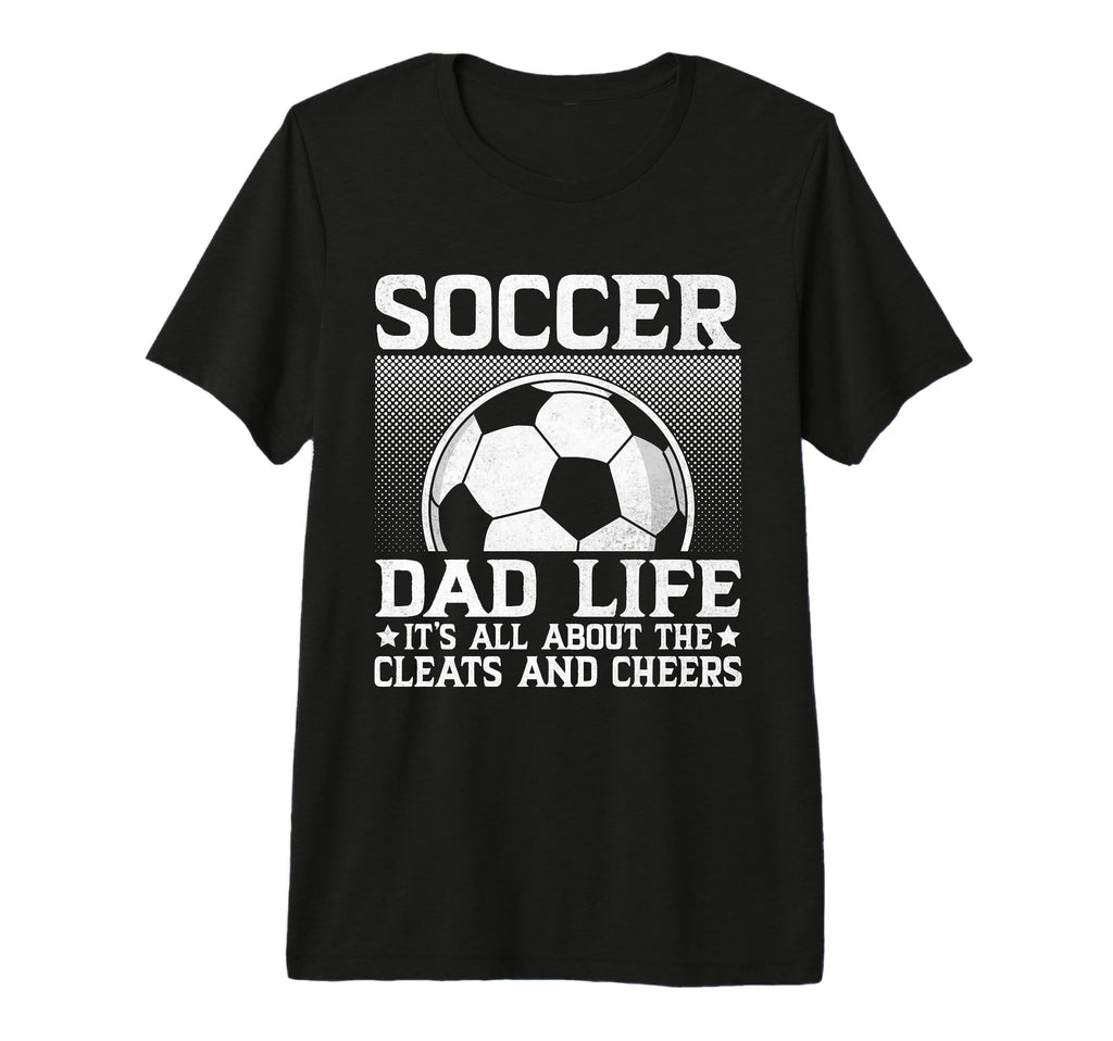 Its All About Cleats And Cheers Soccer T-Shirt - Trendy Graphic for Adults - T-Shirt, Sweatshirt, Hoodie
