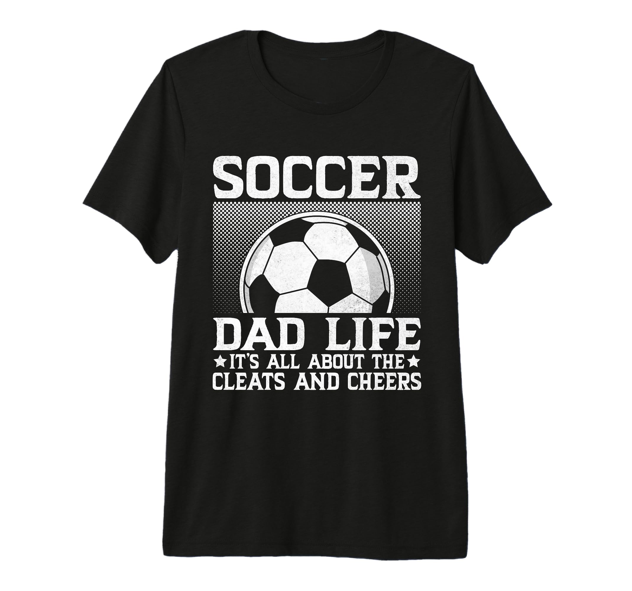 Its All About Cleats And Cheers Soccer T-Shirt - Trendy Graphic for Adults - T-Shirt, Sweatshirt, Hoodie