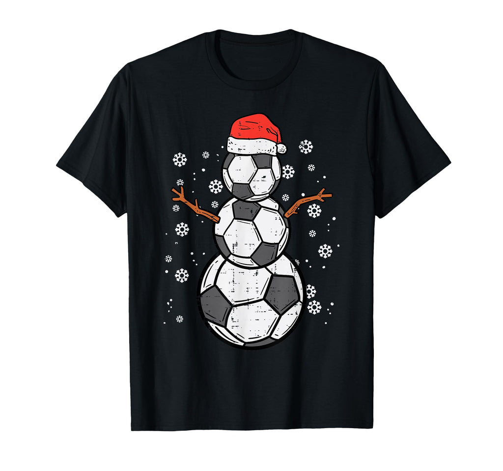 Soccer Snowman Sports T-Shirt - Custom Art Print Unisex - T-Shirt, Sweatshirt, Hoodie