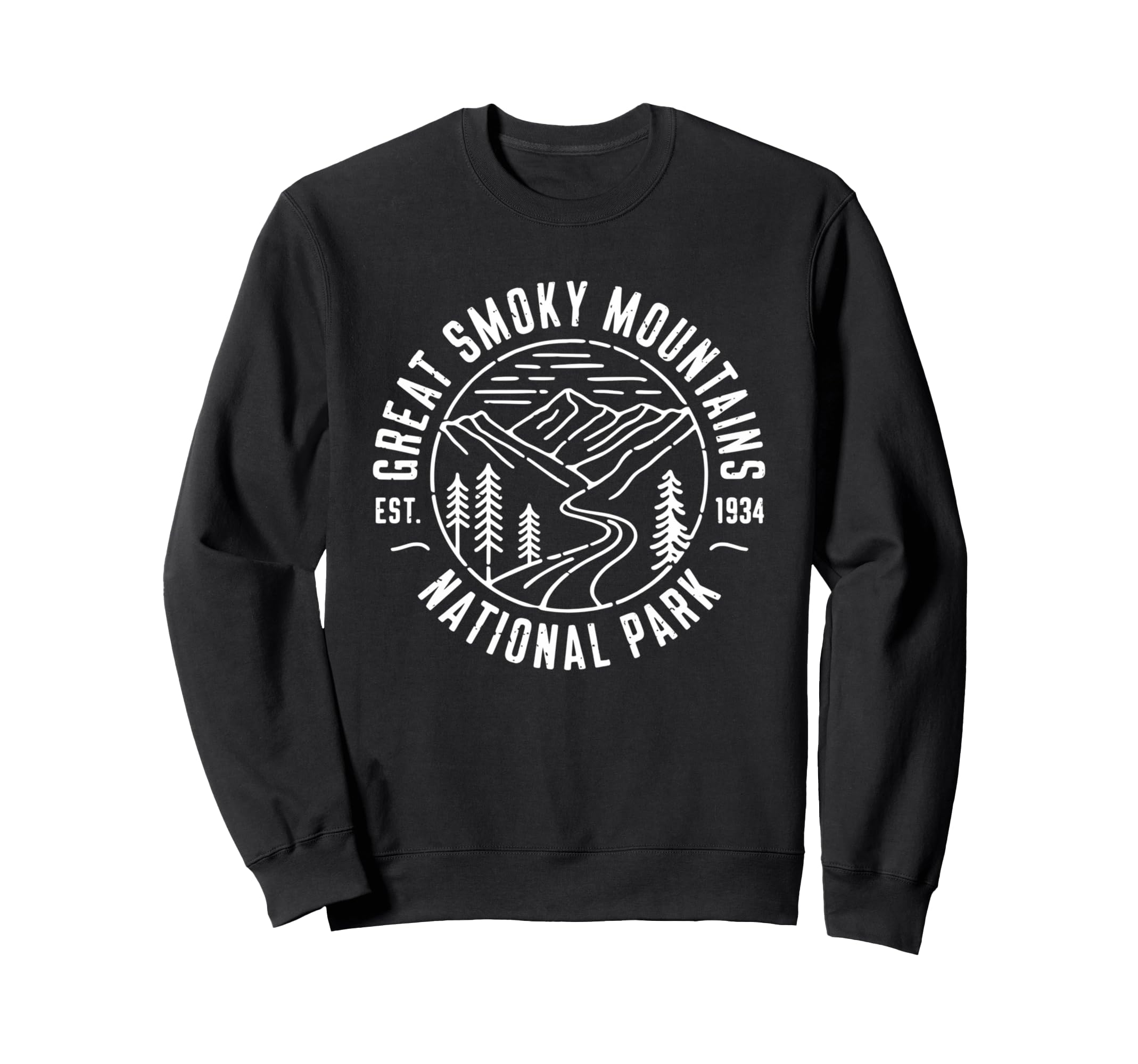 Great Smoky Mountains National Park Sweatshirt - Graphic Print Unisex - T-Shirt, Sweatshirt, Hoodie