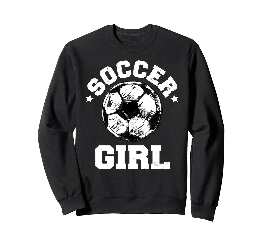 Soccer Funny Soccer Ball Distressed Sweatshirt - Novelty Apparel Men Women - T-Shirt, Sweatshirt, Hoodie
