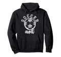 Soccer Aunt Leopard Cheetah Trendy Hoodie - Casual Everyday Wear Men Women - T-Shirt, Sweatshirt, Hoodie