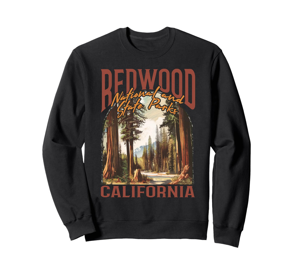 Redwood Usa National Park Sweatshirt - Fun Novelty Design Unisex - T-Shirt, Sweatshirt, Hoodie