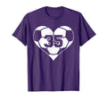 Soccer Number 35 Jersey Funny Soccer T-Shirt - Custom Art Print for Adults - T-Shirt, Sweatshirt, Hoodie