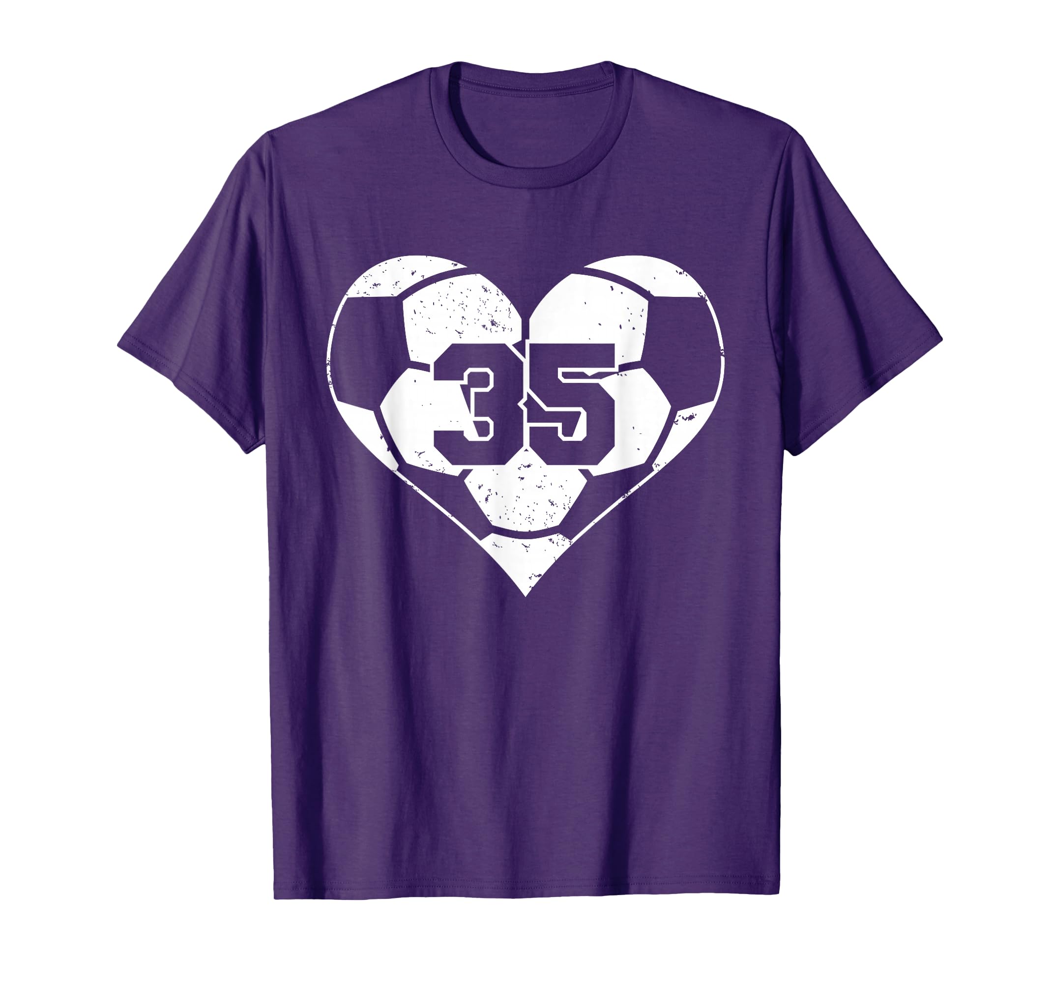 Soccer Number 35 Jersey Funny Soccer T-Shirt - Custom Art Print for Adults - T-Shirt, Sweatshirt, Hoodie