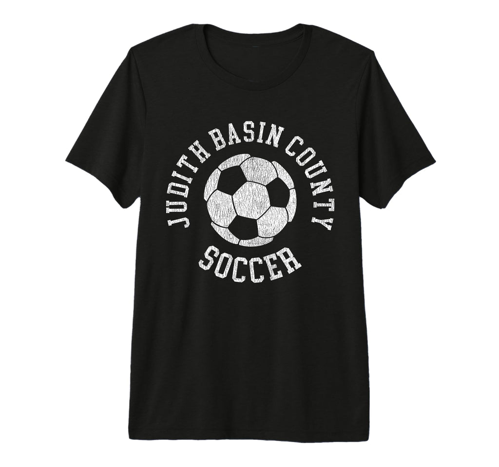 Judith Basin County Soccer Distressed T-Shirt - Unique Graphic Men Women - T-Shirt, Sweatshirt, Hoodie