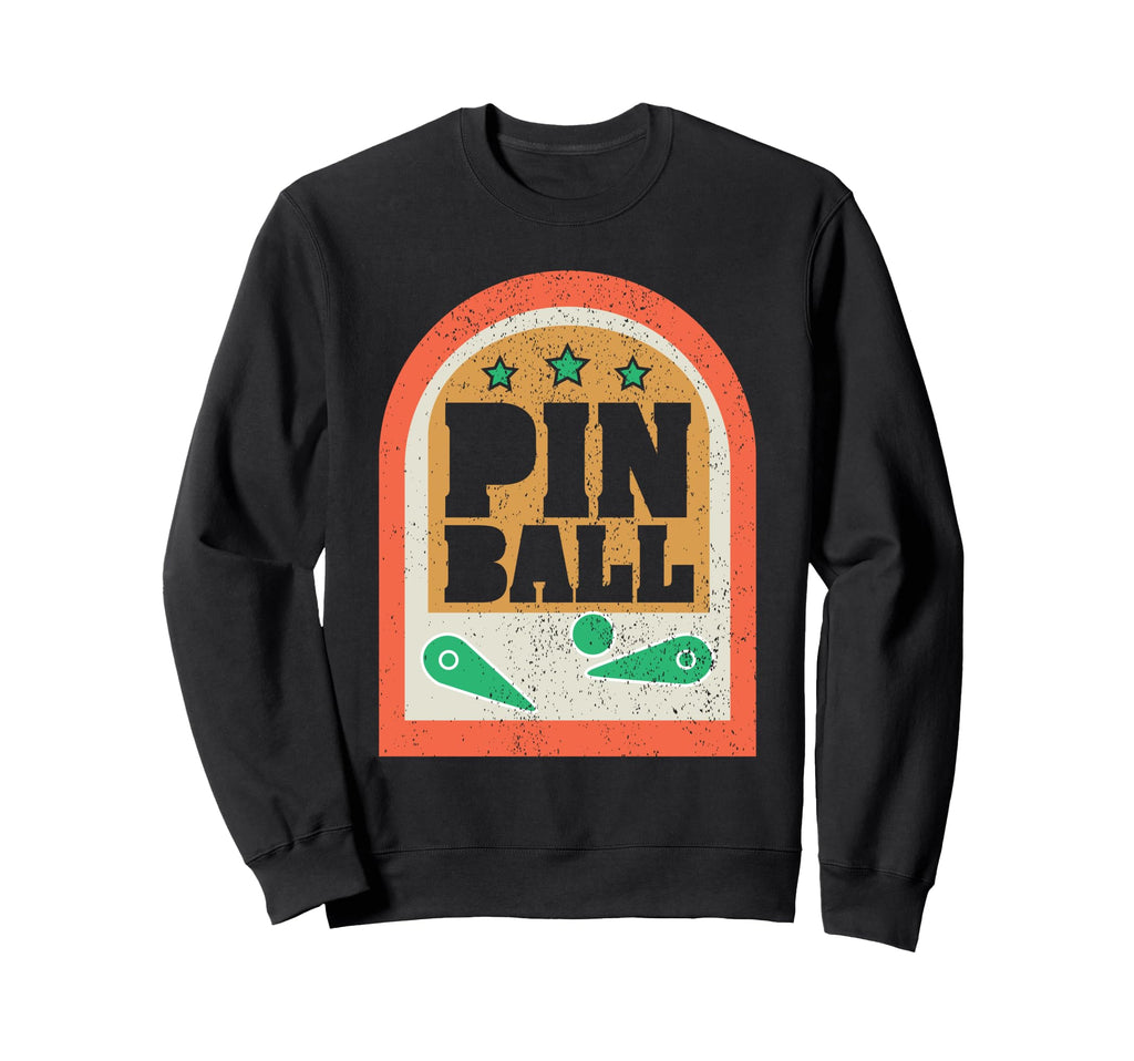 Pinball Funny Pinballer Machine Sweatshirt - Fun Novelty Design for Adults - T-Shirt, Sweatshirt, Hoodie