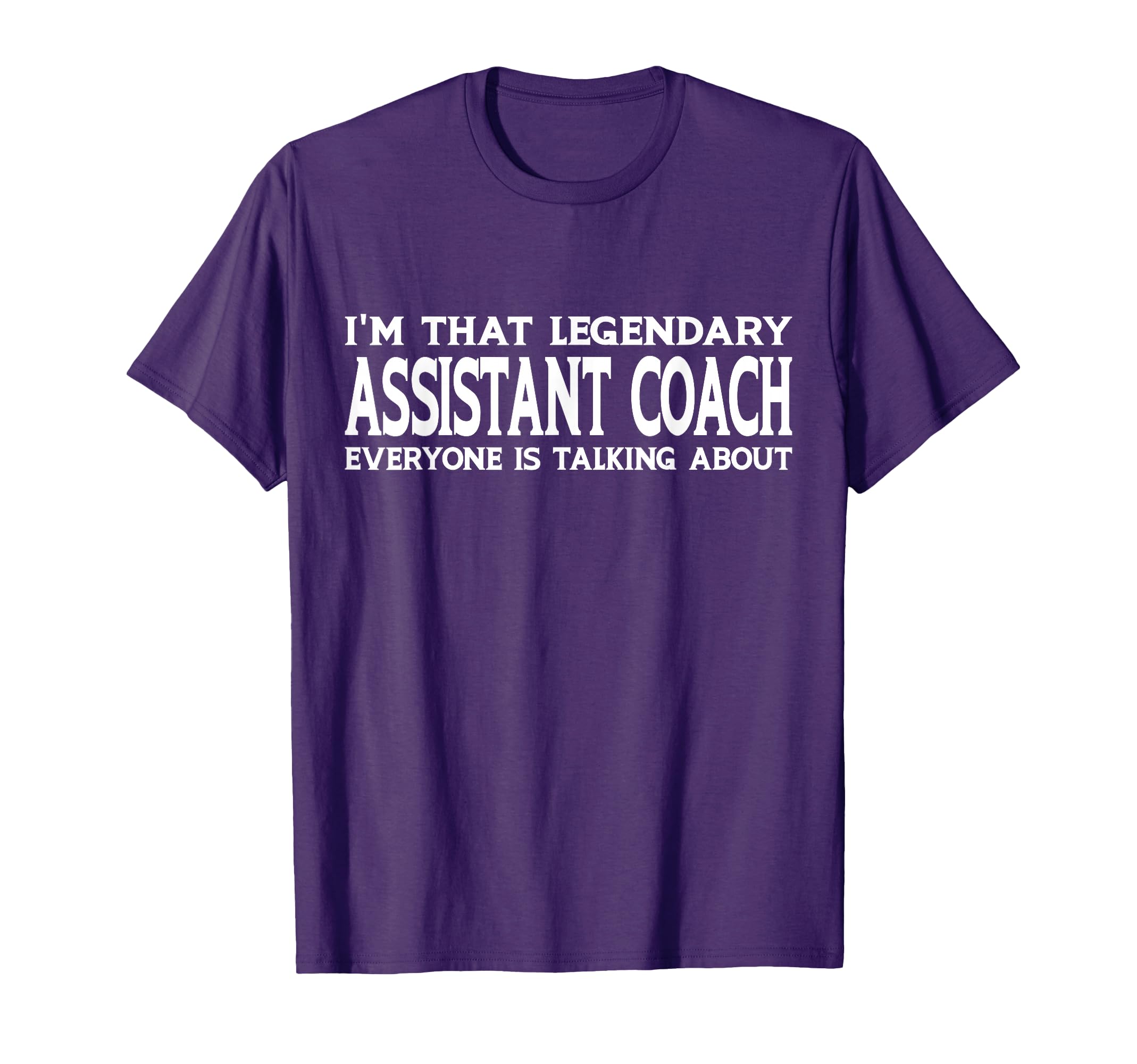 Assistant Coach Job Title Employee T-Shirt - Fun Novelty Design for Adults - T-Shirt, Sweatshirt, Hoodie