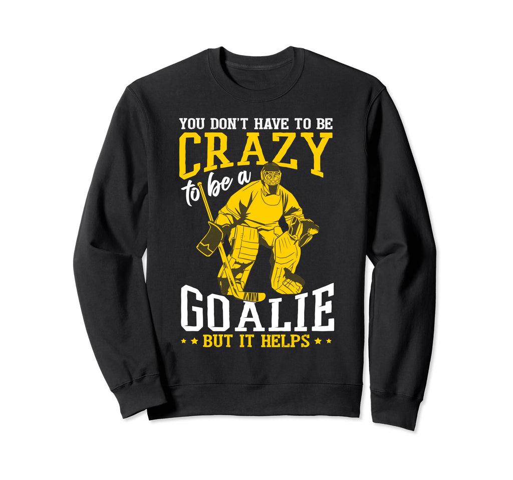 Funny Ice Hockey Player Ice Hockey Sweatshirt - Minimalist Print Unisex - T-Shirt, Sweatshirt, Hoodie
