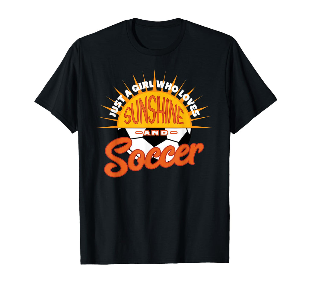 That Loves Sunshine And Soccer T-Shirt - Minimalist Print Unisex - T-Shirt, Sweatshirt, Hoodie